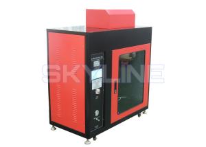 China Black Interior Color Flammability Testing Equipment with Precision Gas Flow Controls on sale