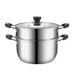 Wholesale TOP Seller Cookware Silver Cooker Soup Pots Round Steamer Cooker Steam