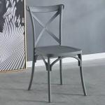 Pub Medieval White Plastic Dining Chairs Adjustable Plastic Restaurant Chairs