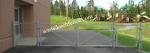 Customized Diamond Chain Link Fence For Garden , Cyclone Mesh Fencing
