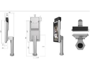 China Face Recognize 850nm 12V 24w Thermal Access Control Camera factory