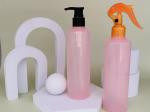 Personal Care Industrial Popular Pink PET Bottle Plastic Shampoo Bottle for Hair