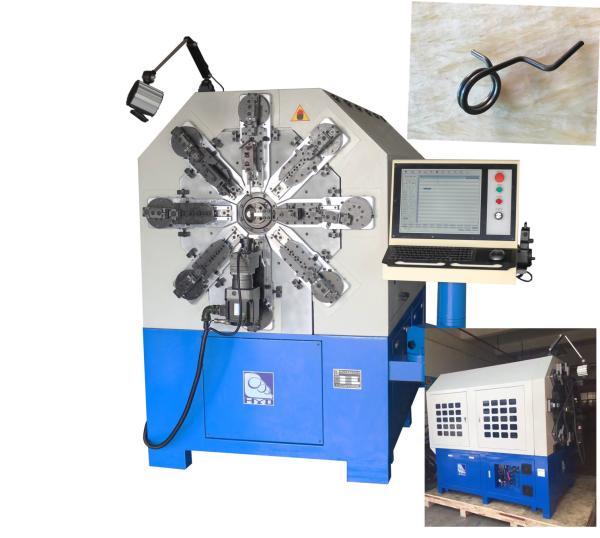 100m / Min Feeding Speed Coil Spring Manufacturing Machine For Low Carbon Steel