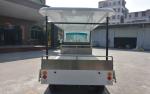 White 72V DC Motor Industrial Utility Vehicles Battery Operated High Strength