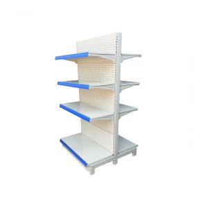 China Double side White Shelf Factory Price steel supermarket shelves factory