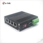 Aluminum Case Ethernet Switch 4 Port 10/100/1000Base-T + 1-Port 100/1000Base-X