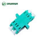 Duplex LC Fiber Optic Adapter One Piece Type With Flange