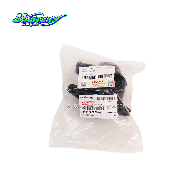 Masters Auto parts 1-11740269-0 Ventilator 1117402690 For ISUZU