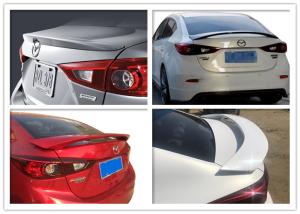 China Auto Sculpt Rear Wing Roof Spoiler for 2014 Mazda 3 AXELA , Blow Molding Process factory