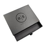 Fancy Magnet Box Hard Flat Luxury Folding Storage Black Gift Box with Customer's
