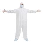 Hooded Disposable Medical Protective Microporous Coveralls antistatic