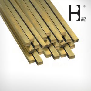 Rustproof Brass Square Bar Stock Smooth Surface Square Brass Rod
