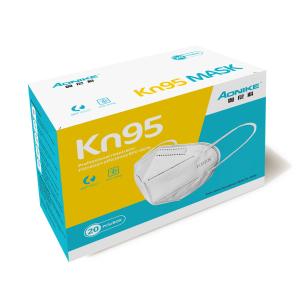 China Skin Friendly Foldable Face Mask , Melt Blown Nonwoven Fabric KN95 Face Mask factory
