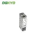 DGKYD21SFP1N3A00200B022 2*1 Cage Thickness 0.25mm RJ45 SFP Connector 15U