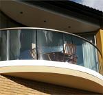 Outdoor Fencing and Indoor Handrail Railing Decoration with Flat Tempered Glass