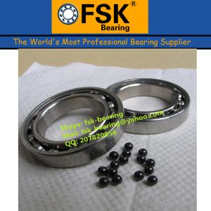 ZrO2 Full Ceramic 6200 Deep Groove Ball Bearings Z1V1 / Z2V2 / Z3V3