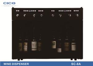 China Compact 8 Bottle Wall Wine Dispenser Fashionable Appearance OEM Service factory
