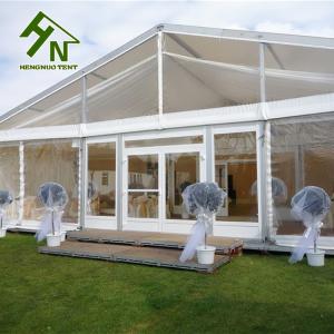 China Fireproof Outdoor Event Tent Clear Wedding Marquee Hot-DIP Galvanized Frame factory