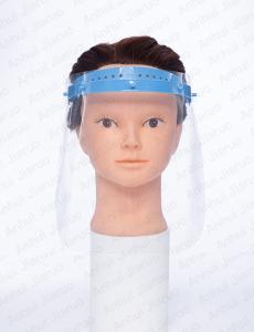 China Non Sterile Disposable Safety Face Mask PP PET With Double Sided Anti Fogging factory