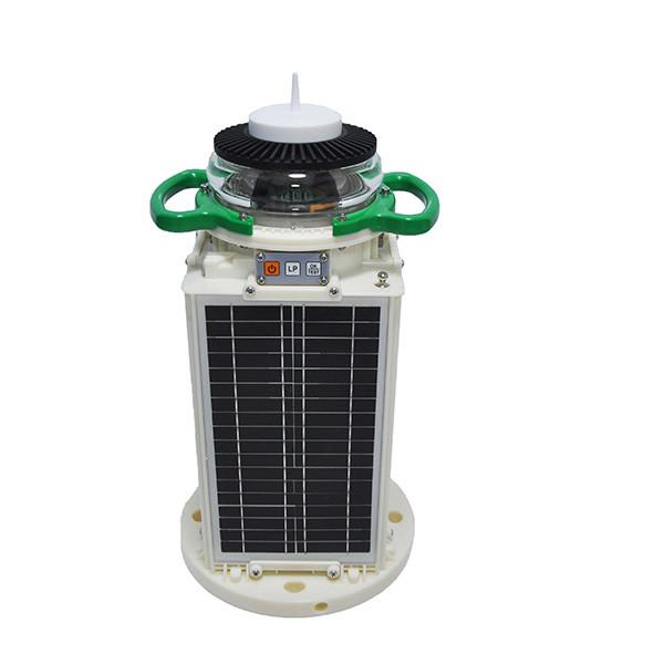 IP68 Fiberglass Self Contained Marine Lanterns With Solar Powered And GPRS