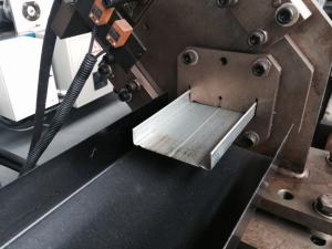 China Drywall Track Roll Forming Machine, web adjustment by hand wheel factory