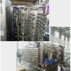 PLC Control Mango Juice Pasteurizer Machine，Tubular Milk Pasteurisation Machine