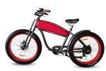 26 Inch Fat Tire Beach Cruiser Ebike 7 Speed Electric City Bike 48V 500W 750W