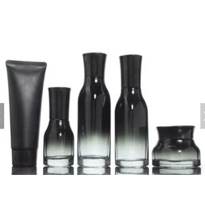 China 40ml-120ml Black Glass Pump Bottles factory