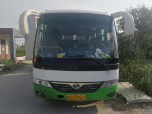 China Model 6602 Used Mini Bus 2016 Year 19 Seat Front Engine Diesel Six Meter Length factory
