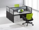 Customized Call Center Office Furniture Partitions / 4 Person Workstation Desk