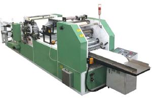 China Flat Belt Feeding Napkin Folding Machine Automatic Counting factory