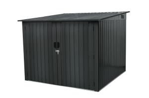 China Easy Assembly Metal Bike Storage Shed 3 / 4 Seats 0.25mm thickness 81inch 64.1inch factory