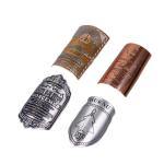Wine Bottle CMYK Metal Wine Labels Aluminum Foil Sticker Embossed 3D Sticker