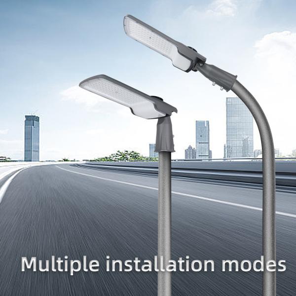 Energy-Efficient Mains-Powered LED Street Light, 155 Lumens/Watt, Aluminum Alloy