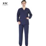 Polyester Spandex Medical Scrubs Uniform for Women and Men in Fashionable Design