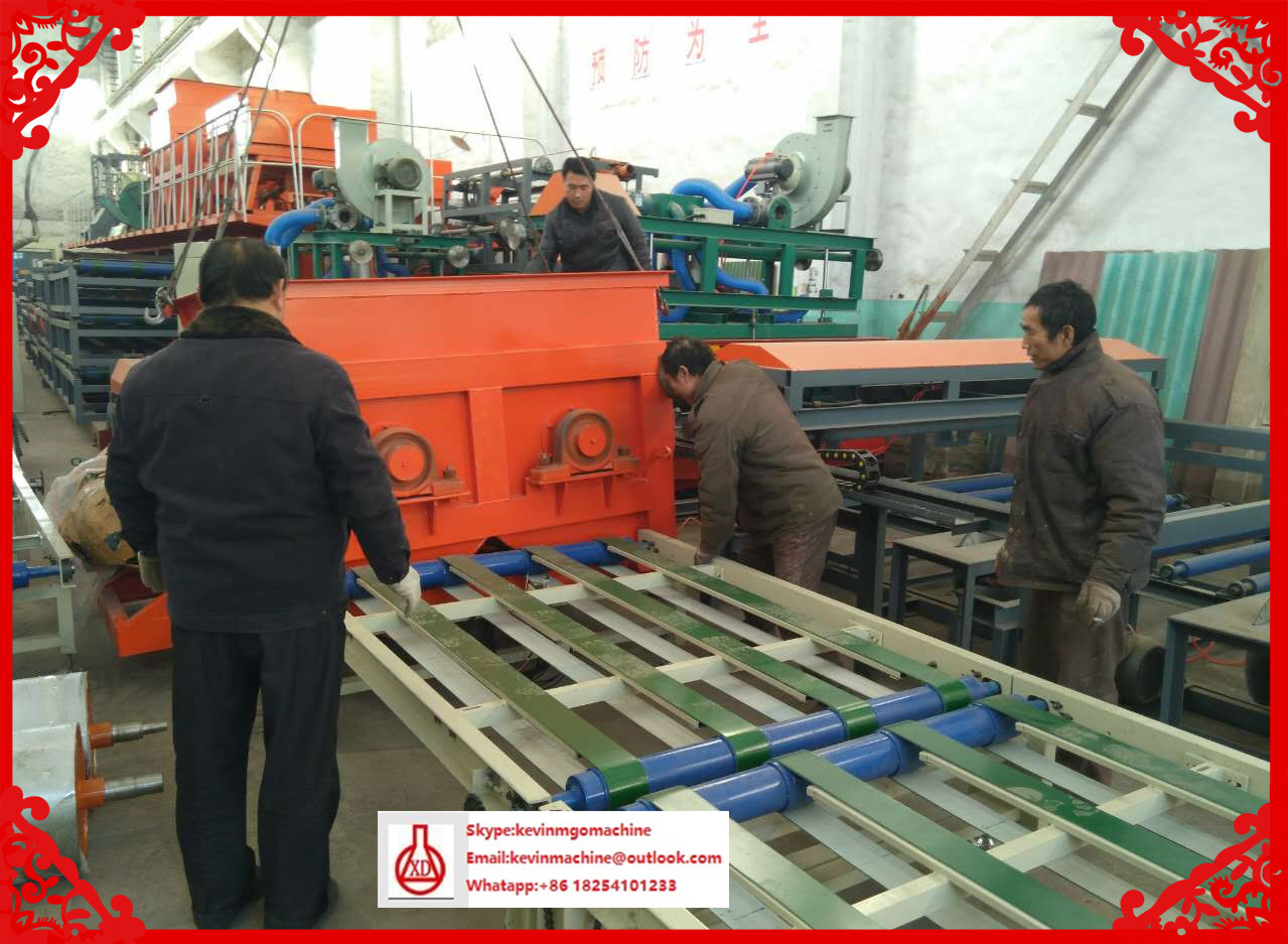 Fully Auto Mixing System Water Proof Sandwich Panel Gypsum Board Production Line