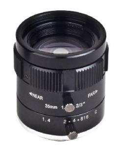 China 1&quot; 35mm C mount 5 Megapixel Manul Iris Lens factory