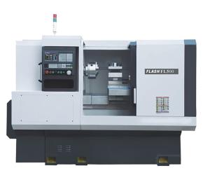 China FL550 Flat Bed CNC Lathe Linear Guideway Manual chuck 12&quot; factory