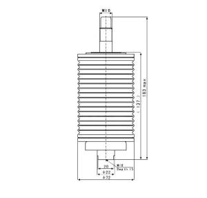 China Durable Vacuum Interrupter Bottle 7.2 Kilo Watt 630A Rated Current factory