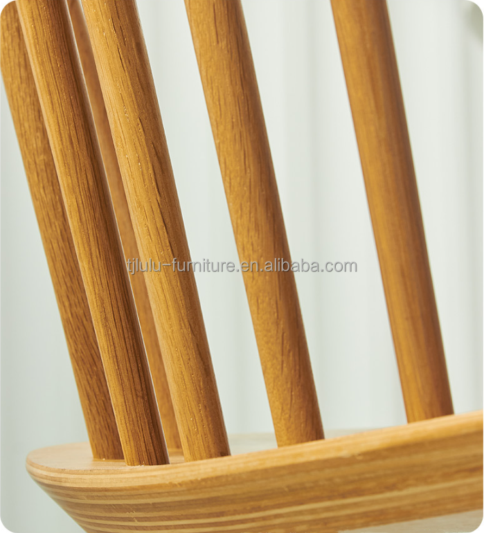Modern Durable Oak Wood Solid Wood Dining Chair for Hotel and Restaurant Furnishing Solutions
