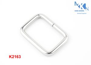 China Fashion Design Purse Making Hardware , Rectangle D Ring For Bag Handbag factory