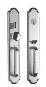 China Stainless Steel 304 Door Lever Handle PSS With Plate factory