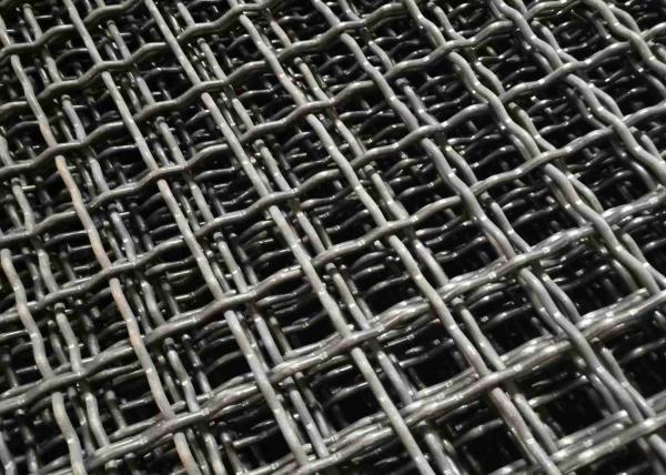 AISI Stainless Steel Crimped Wire Mesh 1.5mm To 6mm , ASTM Galvanized Steel Mesh