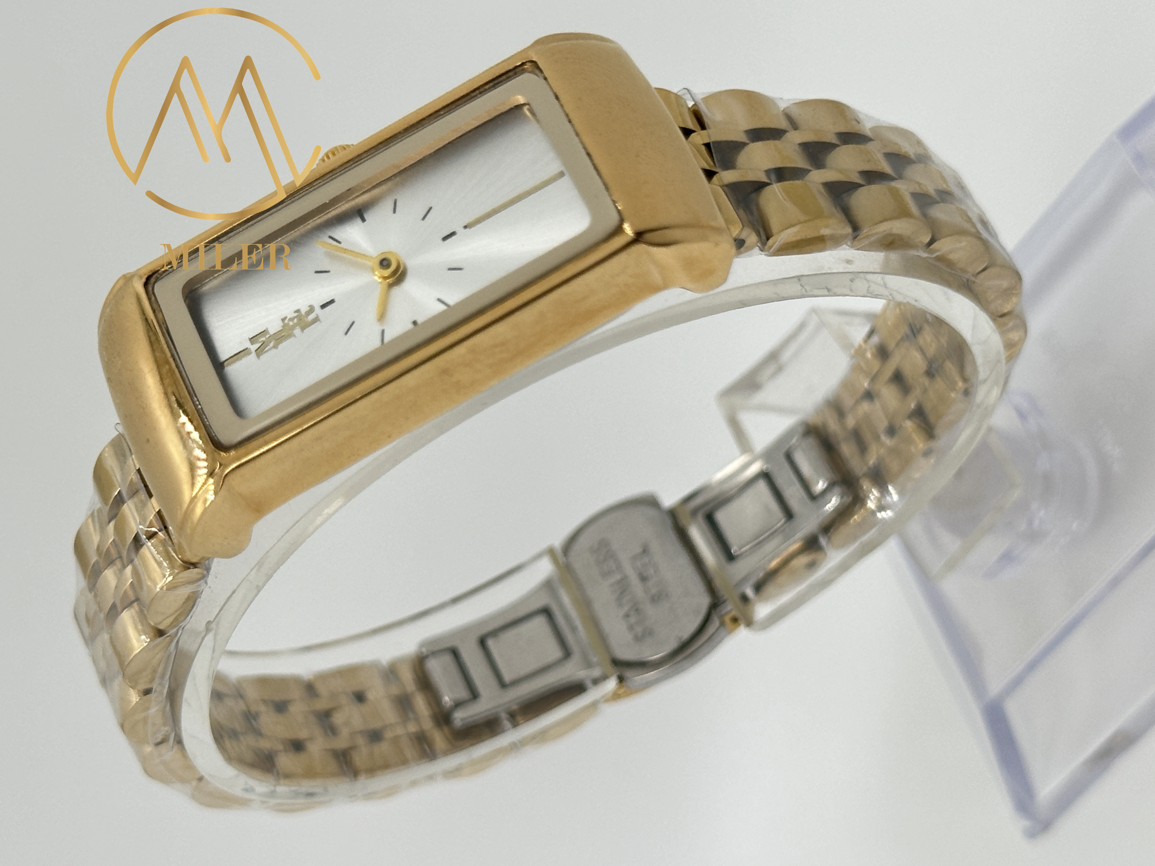 ML-111 Miler Gift Wristband Watch Couple Set Custom Logo Stainless Steel Watch