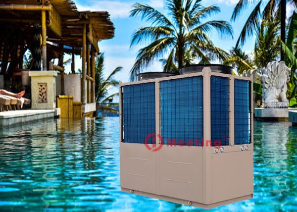 New Champagne Color Air Source Heat Pump MDY560 EVI 216KW For Swimming Spa Sauna