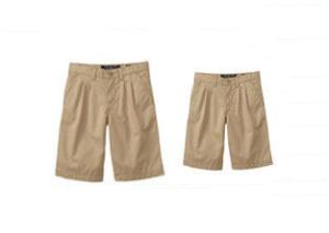 China Polyester Fabric Boys Grey School Pants Anti - Pilling With A Right Back Pocket factory
