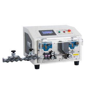 High Precision Fast Speed 16sqmm Cable Cut And Strip Machine For Wire Stripping