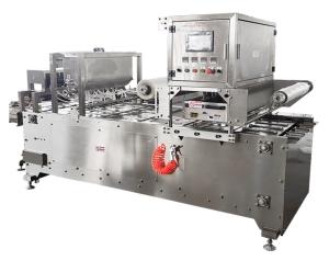 China Hot Sauce Barbecue Sauce MAP Tray Sealing Machine For Food Packaging factory