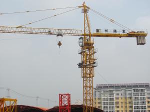 China 5 - 35 m/min Hoisting Speed Small Tower Cranes For Construction CE / ISO9001 factory