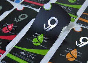 China Emobossing Custom Printed Sticker Labels 300dp High Definition Image factory